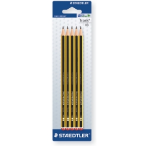 STAEDTLER ASST PENCIL 5PK (120-S-BK5D)